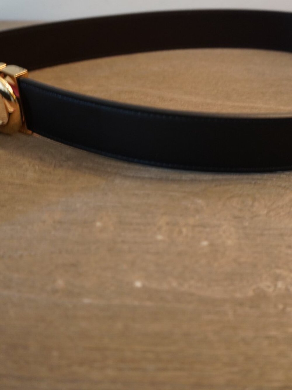 Ferragamo Gancini Reversible Leather Belt New Flaws Size 34 - Picture 7 of 7